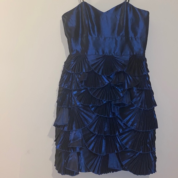 Laundry by Shelli Segal Navy Blue Cocktail Dress - Picture 1 of 4